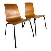 Pair of “Papyrus” chairs attributed to Pierre Guariche, France 1950