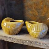 Set of 15 snails shells in ceramic