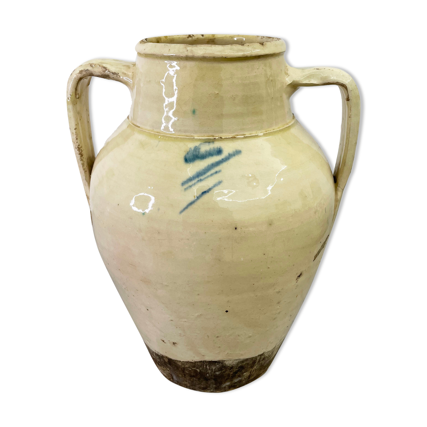 Antique tree of life confit pot