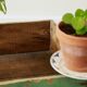 Old wooden box