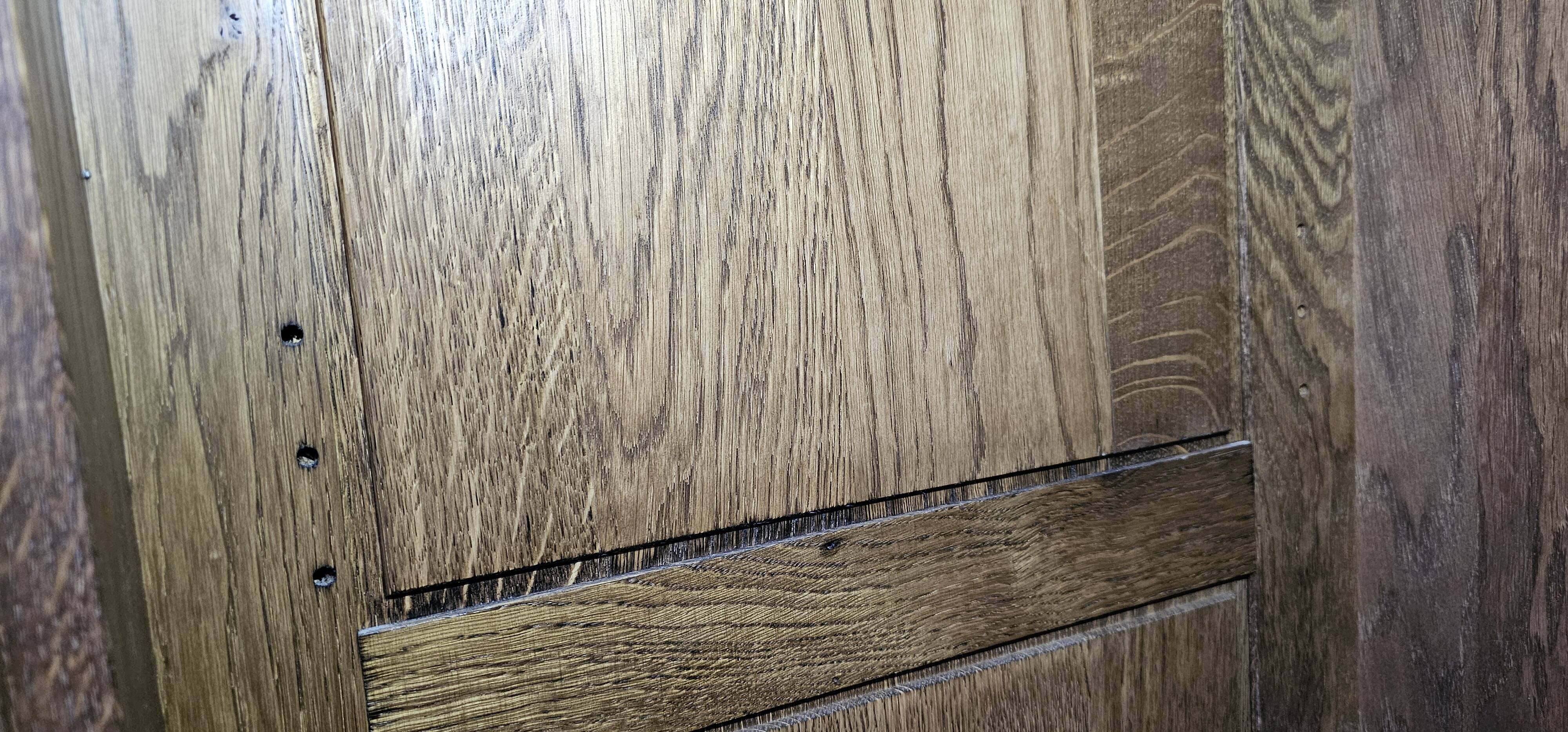 Oak wardrobe - wardrobe