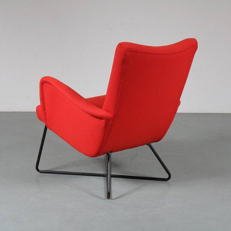 1950s Unique lounge chair in the style of Grete Jalk, Denmark