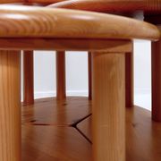 Set of 3 vintage side tables, in the style of Rainer Daumiller