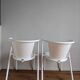 Chaises Adico 5008 blanches