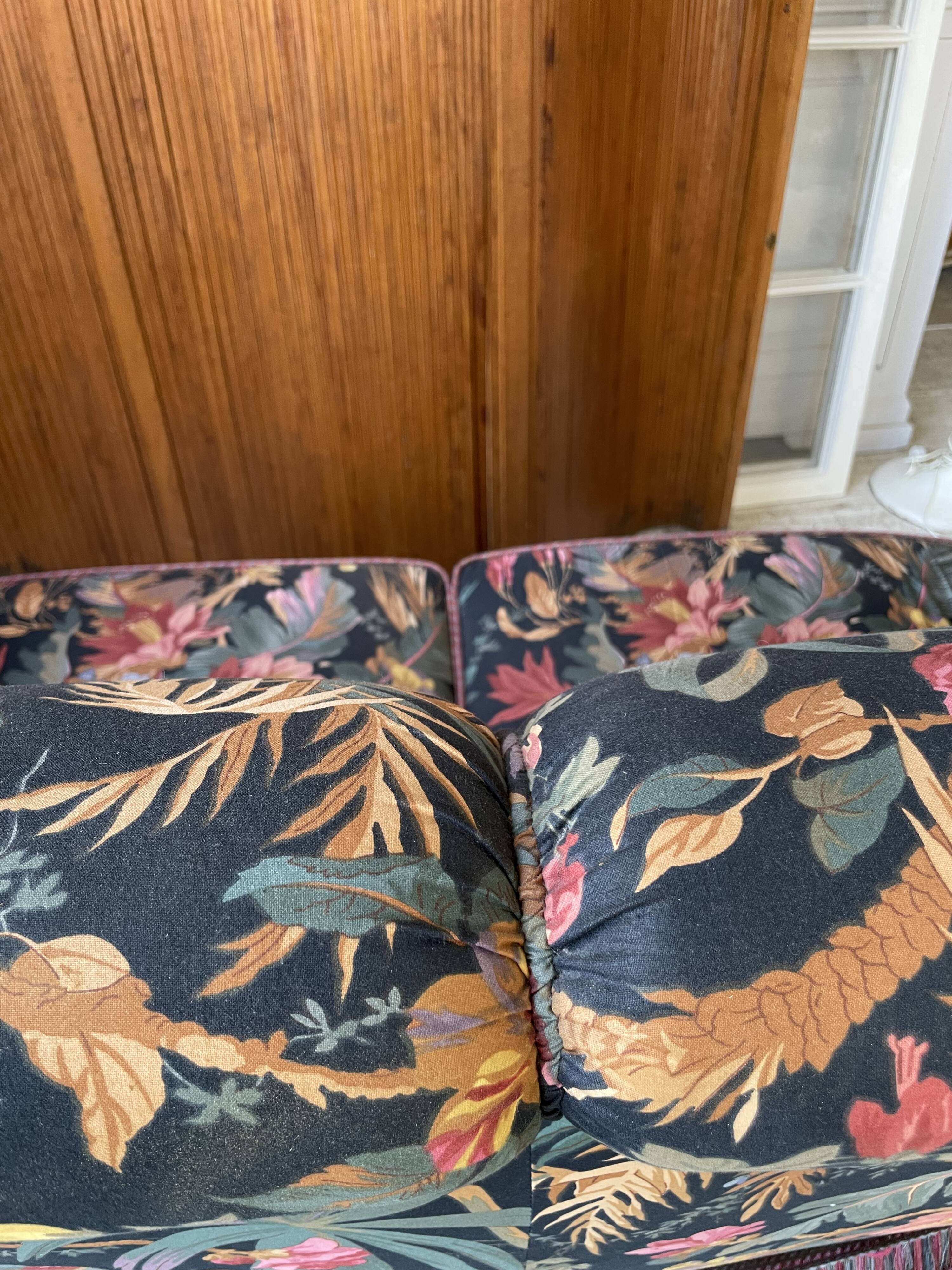 Jean Roche floral sofa