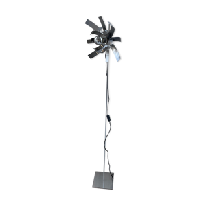 Lampadaire chrome « fleur »