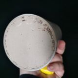 bottle, stoneware carafe, white ceramic, MKM