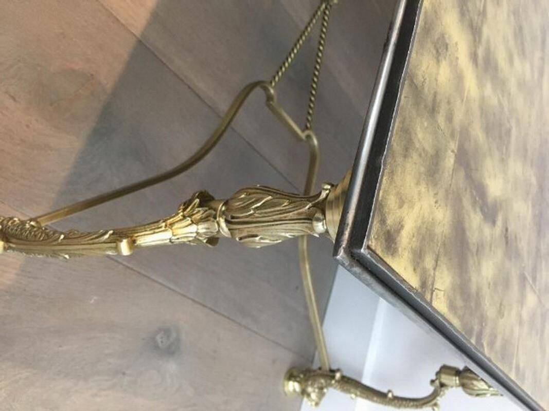 Table basse en laiton Maison Jansen