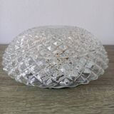 Vintage 1970 glass ceiling lamp