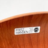 Wooden 3207 chair by Arne Jacobsen for Fritz Hansen, 1980s