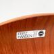 Wooden chair 3207 by Arne Jacobsen for Fritz Hansen, 1980s.
