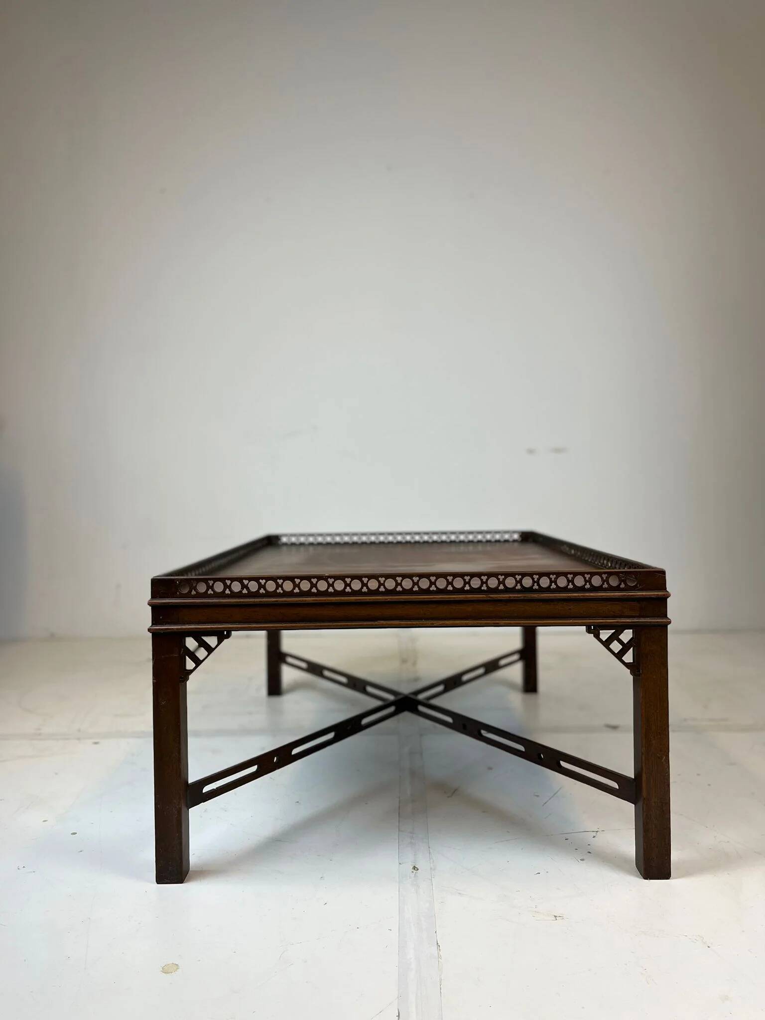 Mahogany Chinese cocktail table