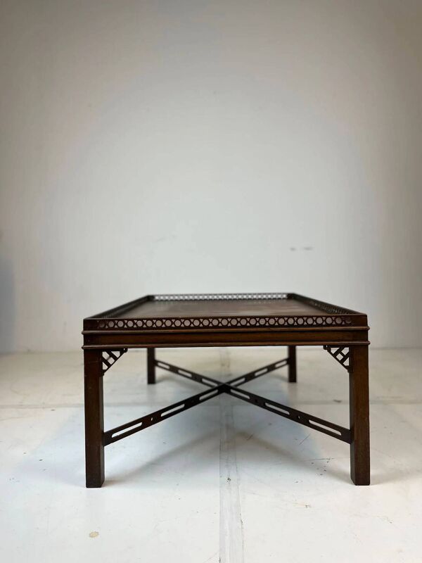 Table basse chinoise en acajou