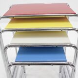 Pull-out tables B9 Bauhaus by Marcel Breuer 1930