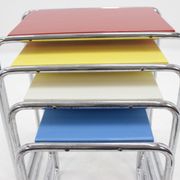 Tables gigognes B9 Bauhaus par Marcel Breuer 1930s