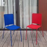 Woven chair (indoor - outdoor): dining room, bistro, office, garden