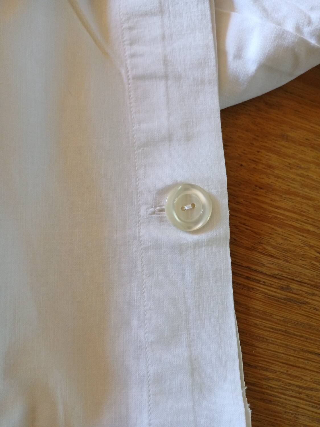 Antique embroidered duvet cover