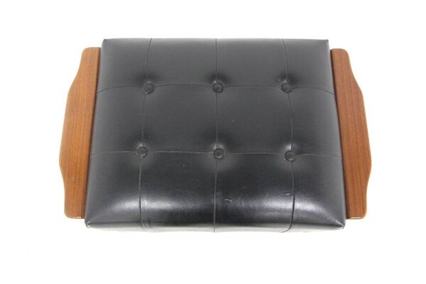 Repose-pied scandinave en teck, Suède, 1960