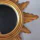 Vintage 50s gilded wood sun mirror, good condition, 40 cm C167