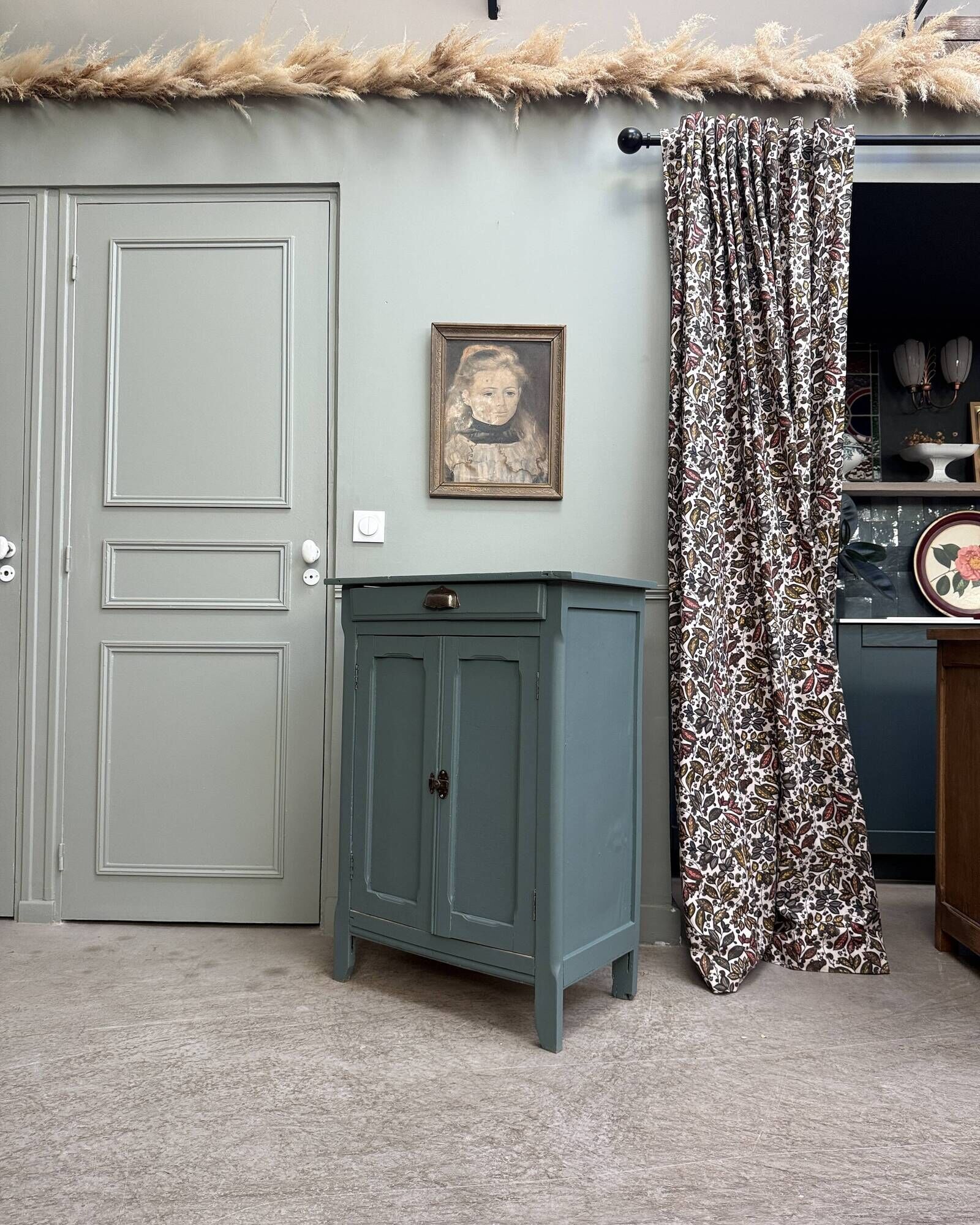 Small Parisian painted buffet (renovated)