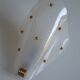 50s Arlus wall light in Perspex and brass