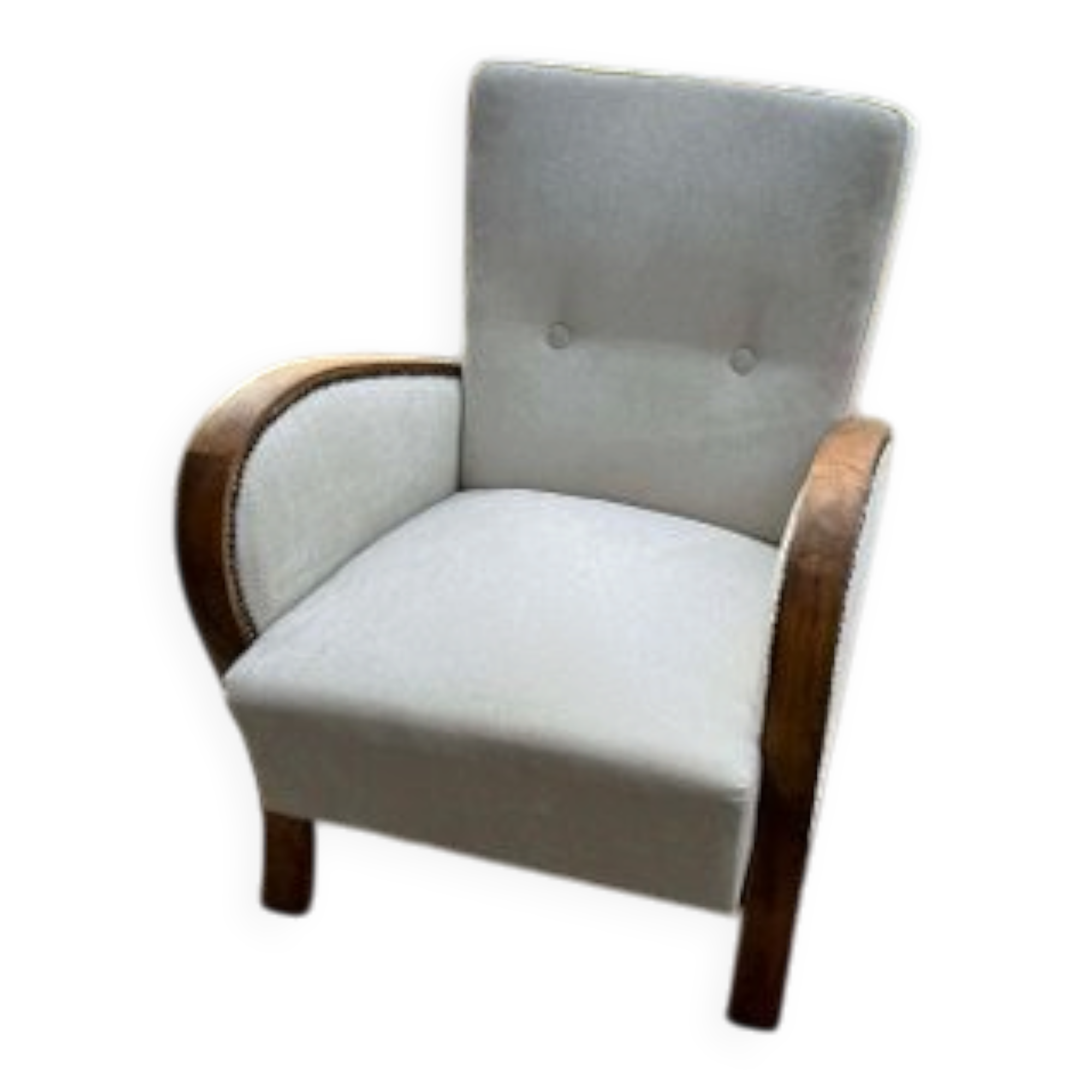 Vintage Art Deco Hungarian Armchair, 1930s