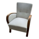 Fauteuil hongrois Art Déco vintage, années 1930