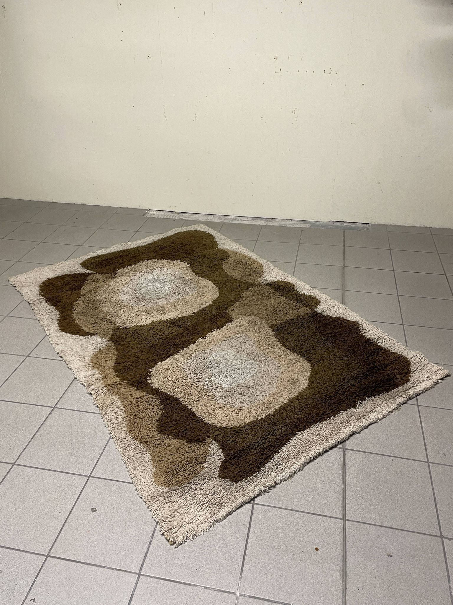 Large High-Pile Wool Rug, produced by Desso, 1970s