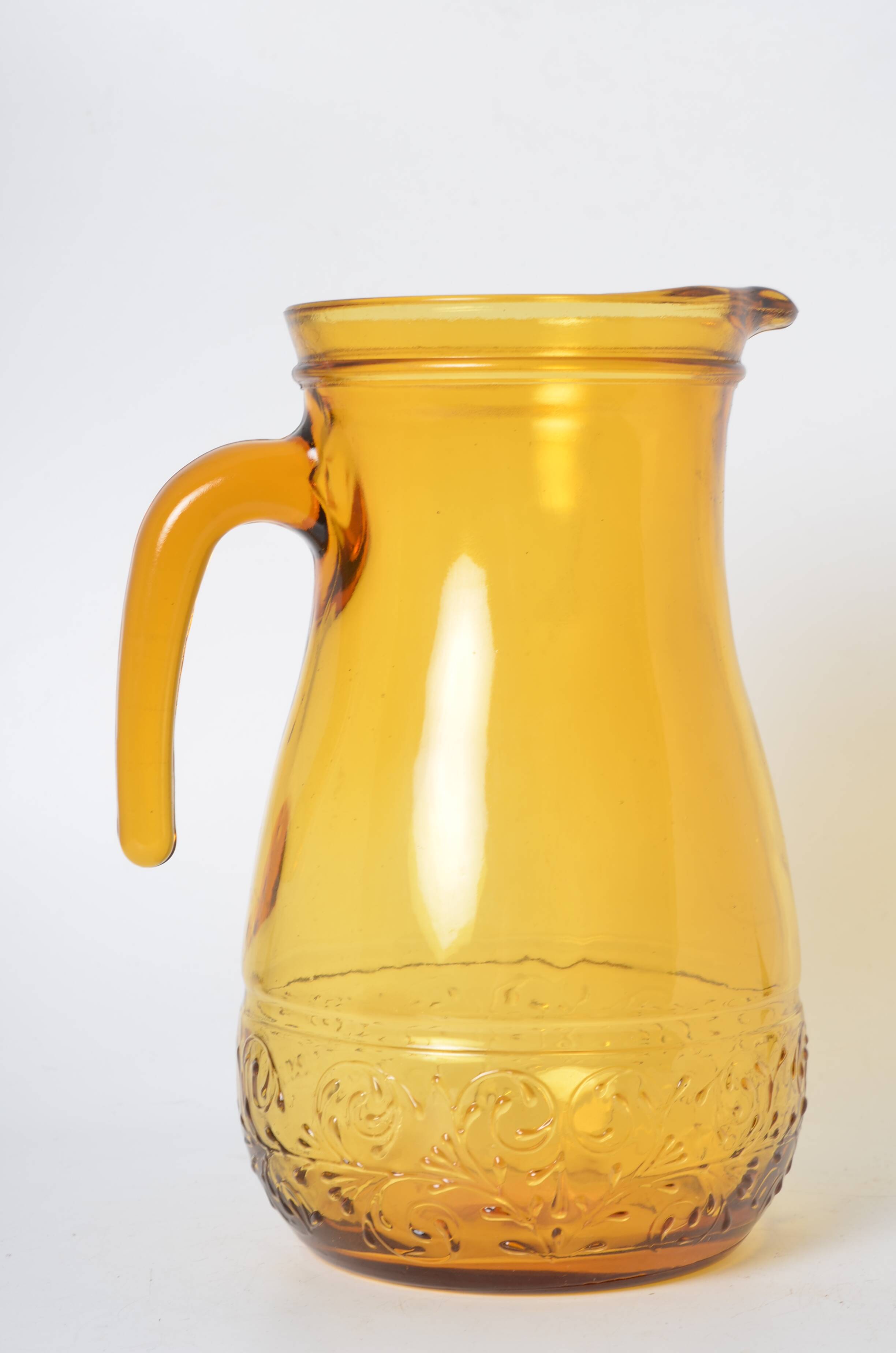 Italian amber carafe