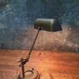 Antique brass desk lamp