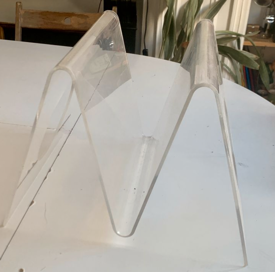 Vintage Michel Dumas magazine holder