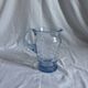 Art Deco blue glass carafe