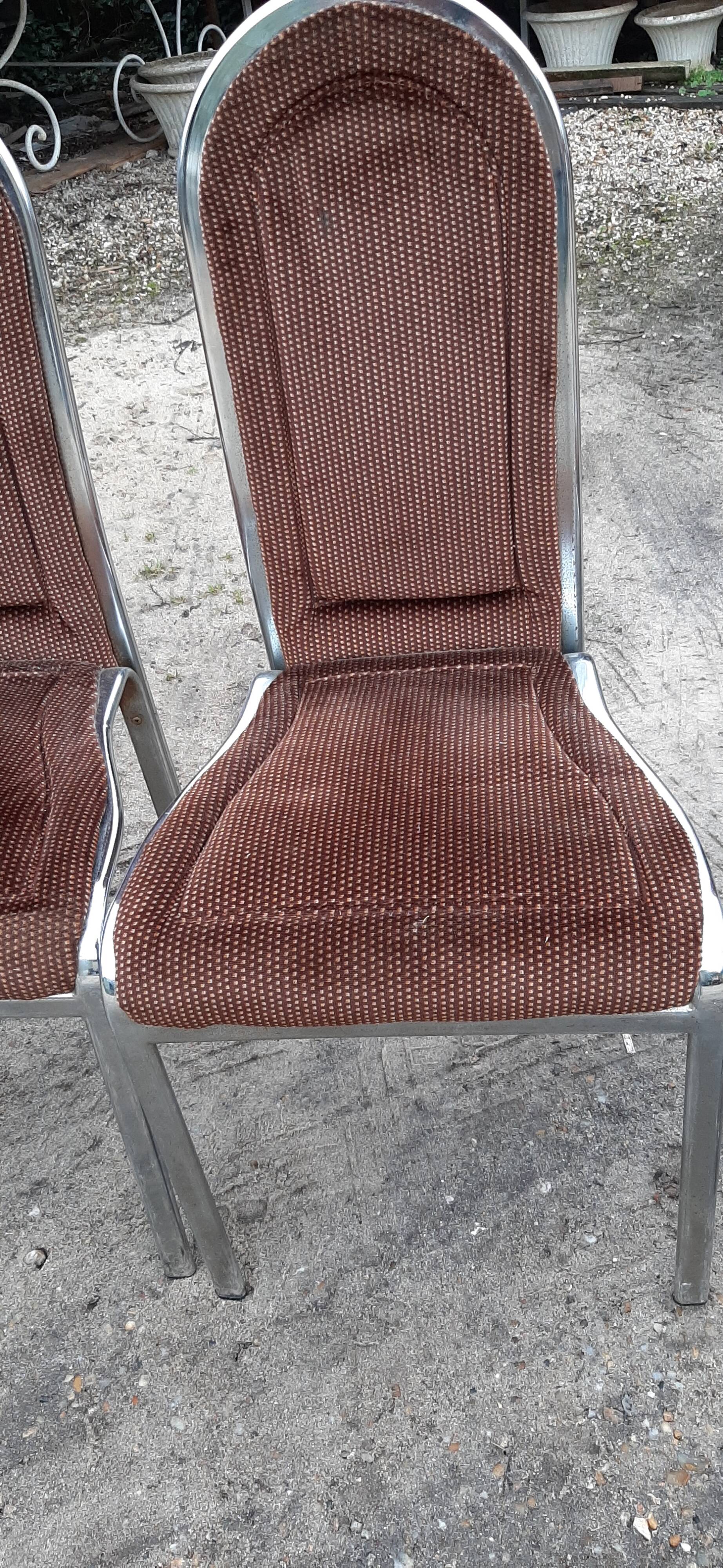 Serie de chaises vintage