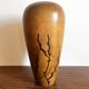 Vase en bois