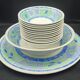 Churchill Staffordshire table service 14 pieces Verdigris model