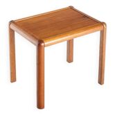 Petite table d'appoint vintage en teck. France, années 60