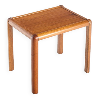 Small vintage teak side table. France, 1960s