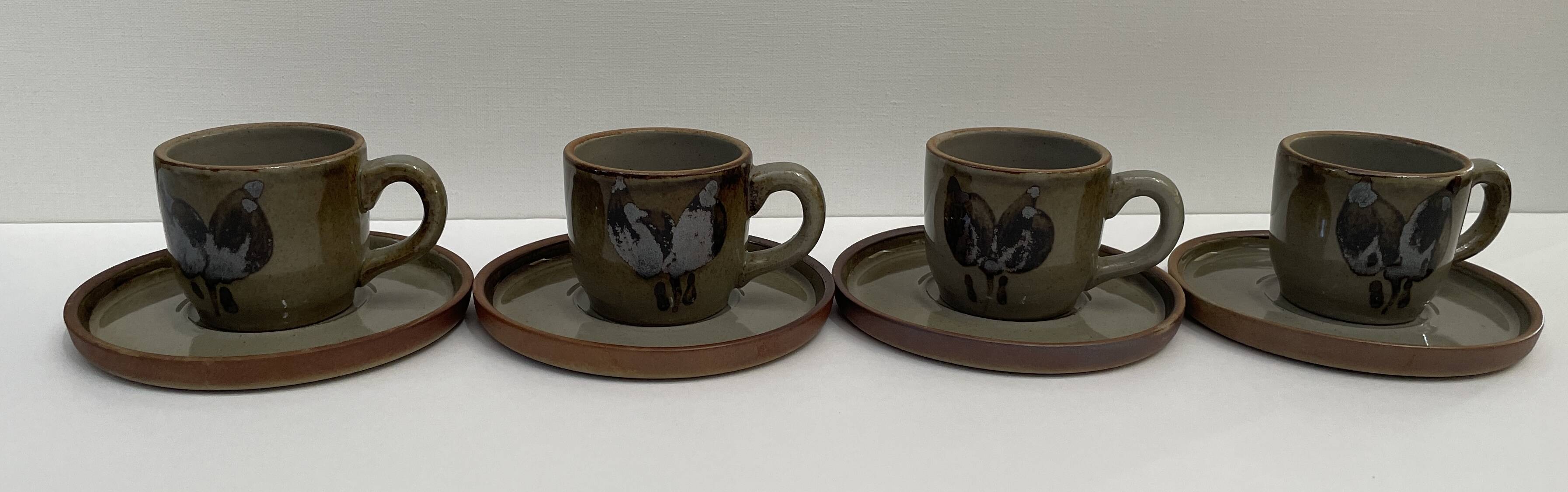 Coffee service in real French stoneware