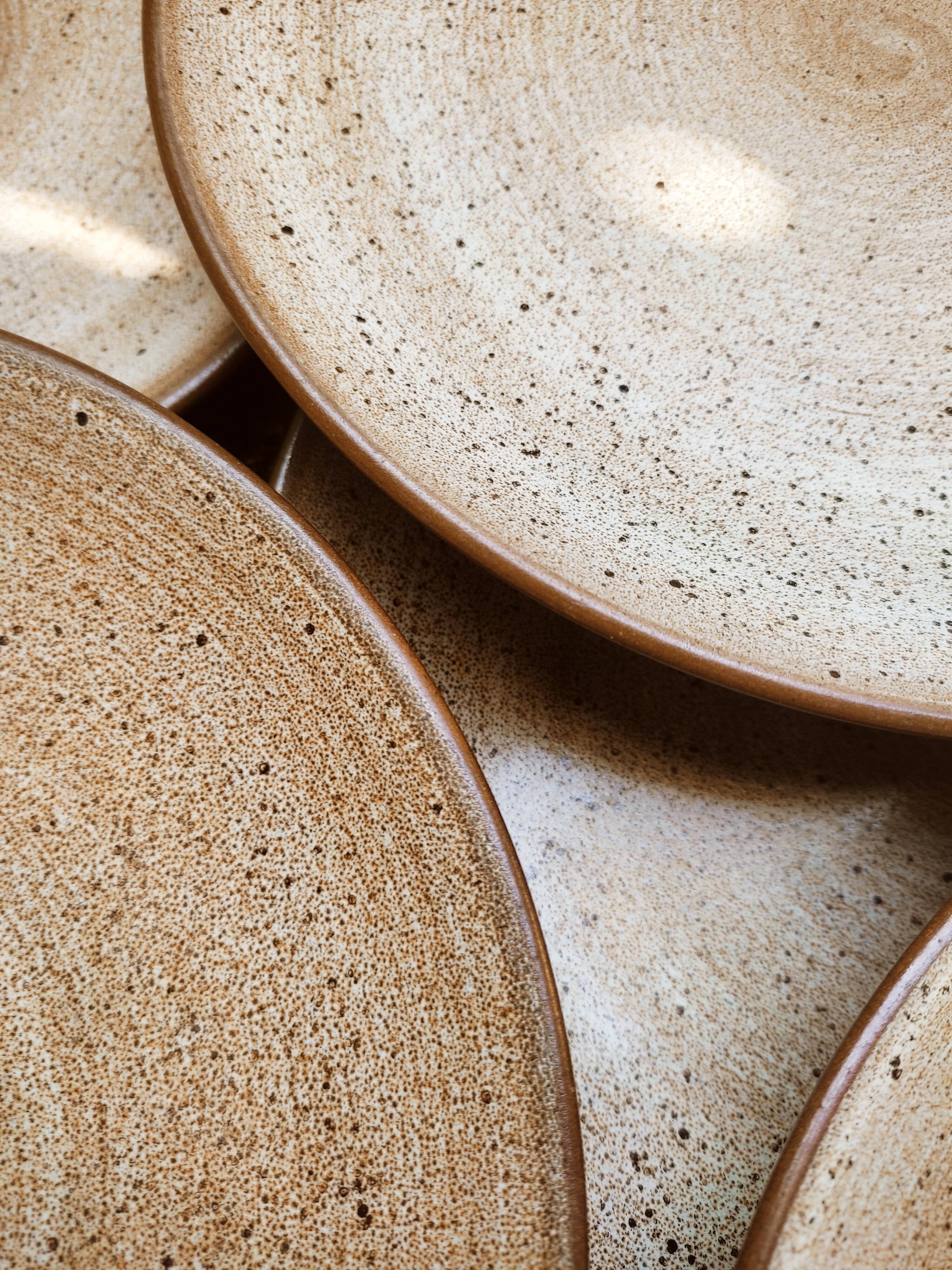 7 ceramic plates by Niderviller model Toledo