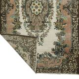 Turkish Anatolian Handmade Vintage Area Rug 212 cm x 125 cm