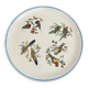 Round porcelain bird dish