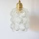 Vintage Scandinavian textured glass pendant — 1960s-70s