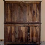 Sideboard in two parts L 163 x D 52 x 196, in solid oak