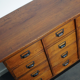 German apothecary cabinet in oak, mid-twentieth century