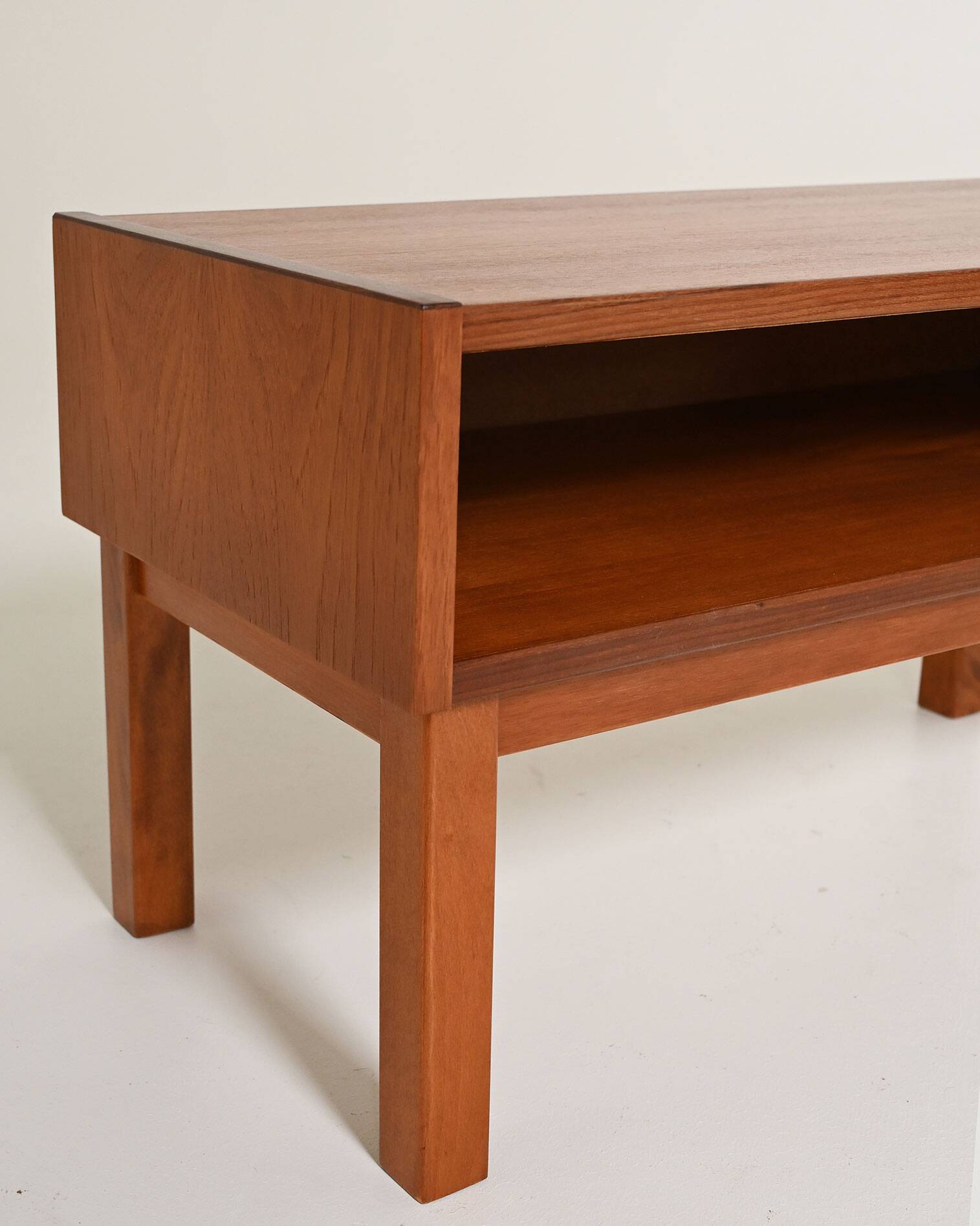 Scandinavian teak side table, 1960s