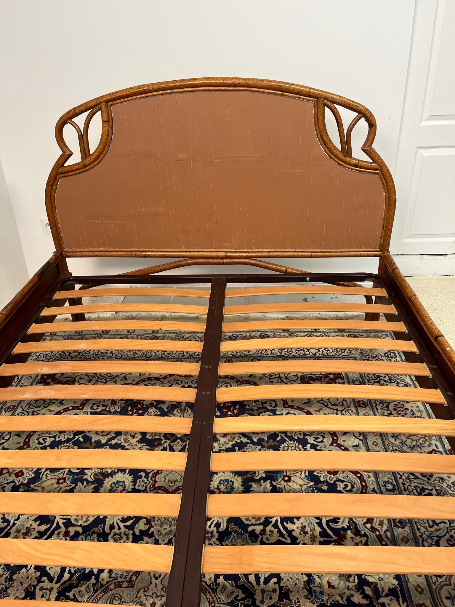 Rattan bed 50-60s