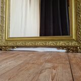 Miroir ancien XIXéme siècle doré