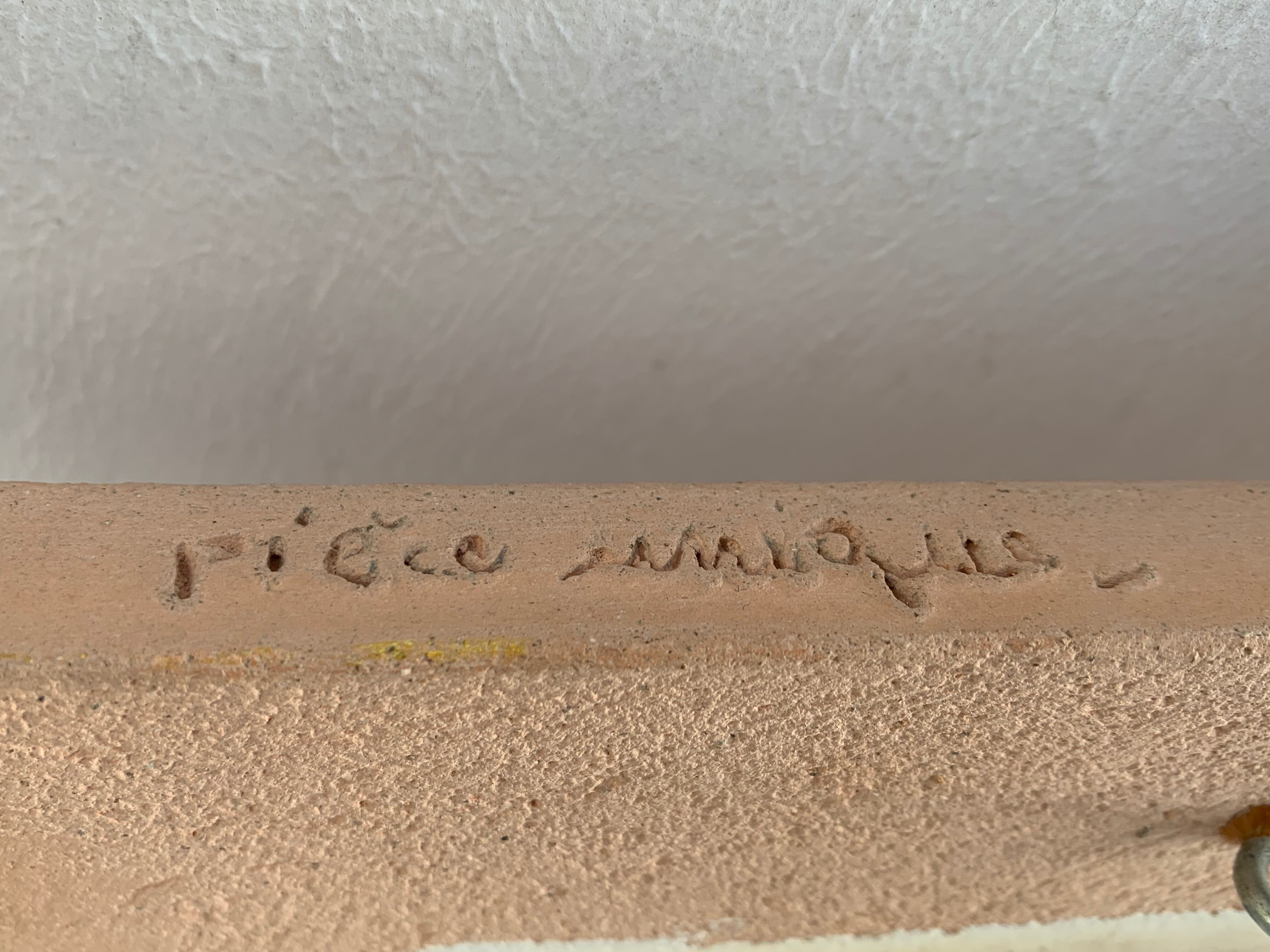 Mirror art deco style in sandstone