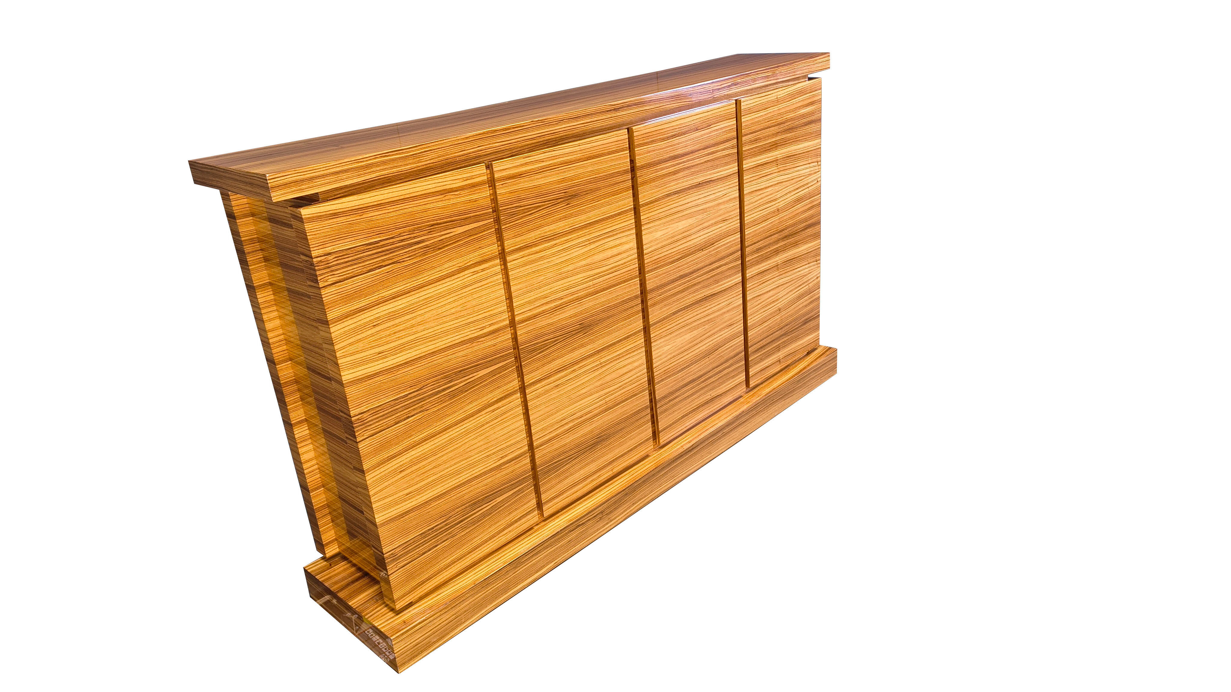 Buffet en bois exotique par Aform, années 1970