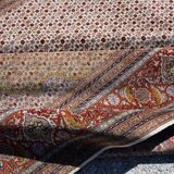Iran Tabriz Mahi wool and silk oriental rug: 3.60 x 2.50 meters